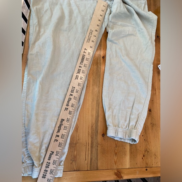 Social standard by sanctuary linen blend joggers size M drawstring waist - Picture 3 of 4